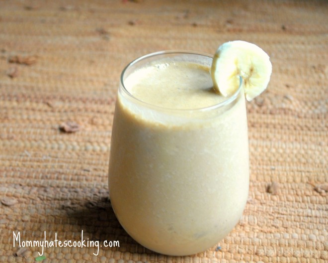 sunbutter banana smoothie