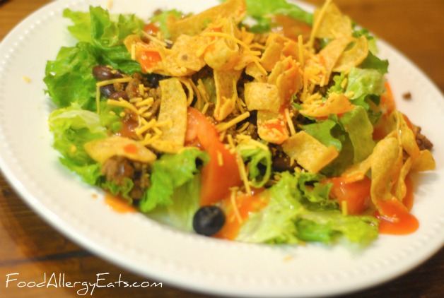 allergy free taco salad