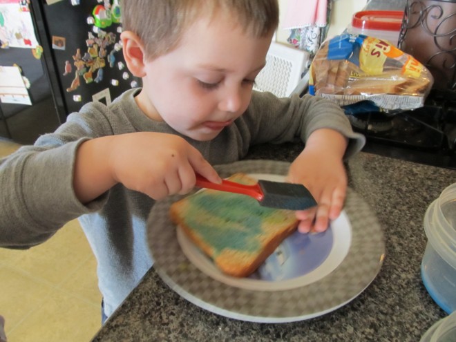 rainbow toast, allergy free