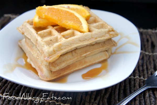 cinnamon orange waffles