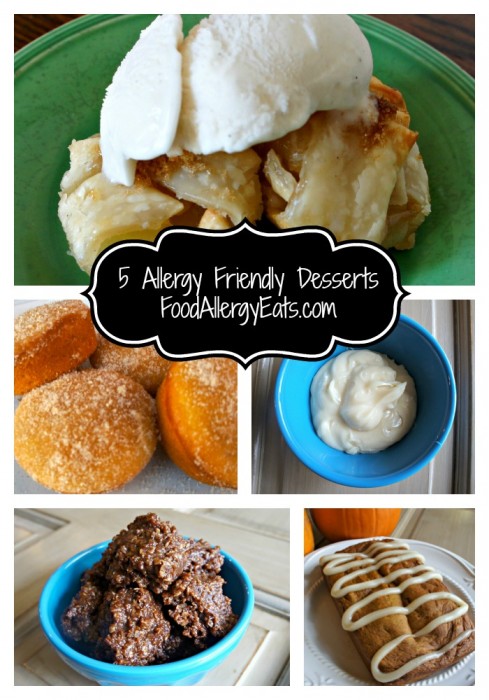 5 Allergy Friendly Desserts from @FoodAllergyEats #vegan