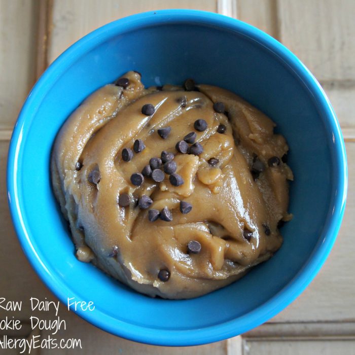 Edible Raw Dairy Free Cookie Dough from @FoodAllergyEats #vegan
