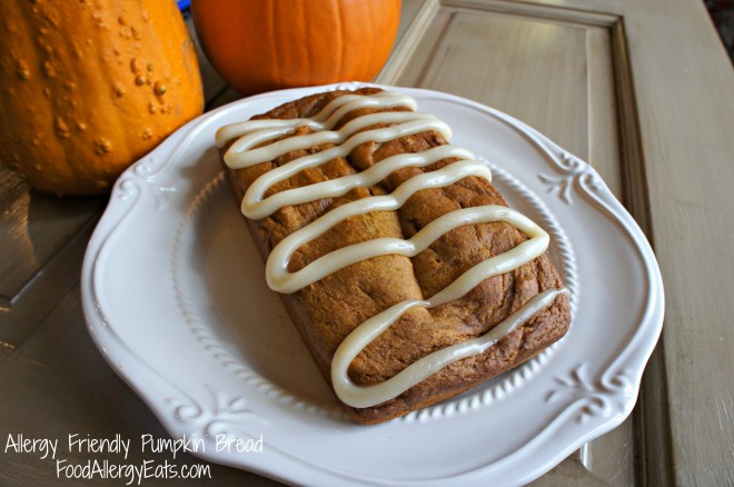 Allergy Friendly Pumpkin Bread @FoodAllergyEats