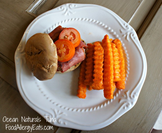 Ocean Naturals Tuna Burger @FoodAllergyEats #shop