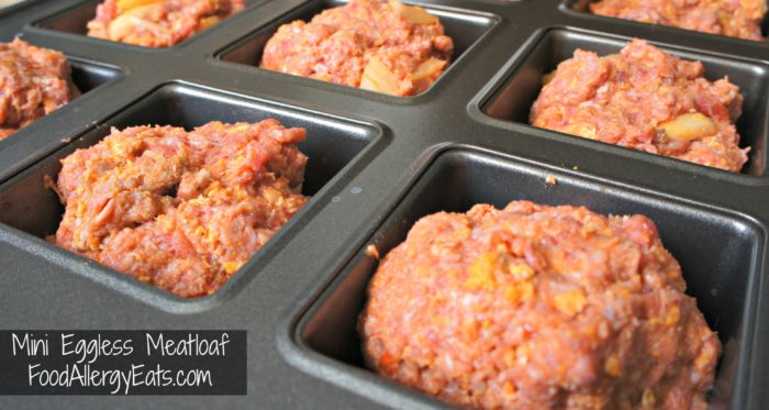 Eggless Mini Meatloaf