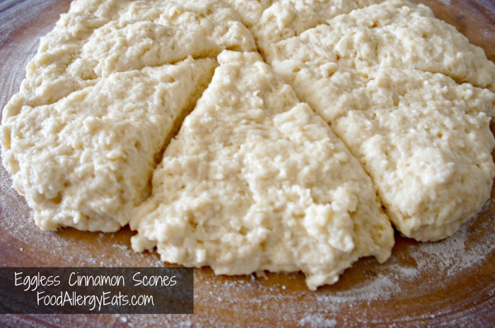 Eggless Cinnamon Scones