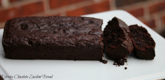 Divvies Chocolate Zucchini Bread #glutenfree #vegan