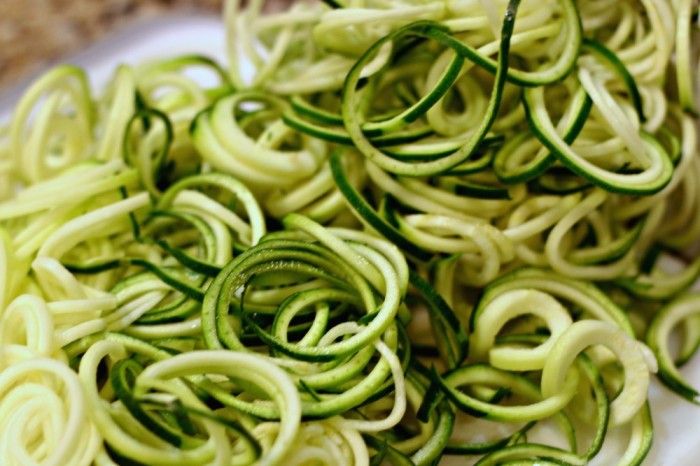 Easy Zucchini Pasta #glutenfree #vegan