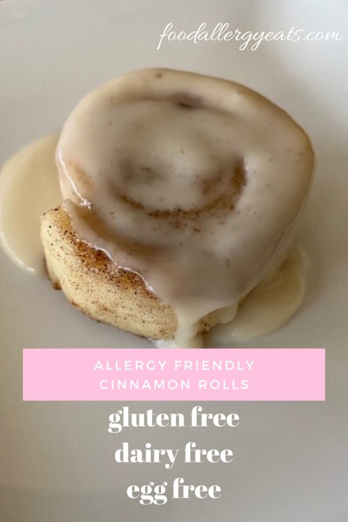 Allergy Friendly Cinnamon Rolls